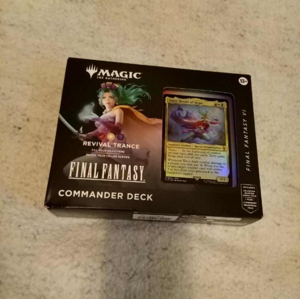 Magic The Gathering Final Fantasy VI Commander Deck Revival Trance Sealed